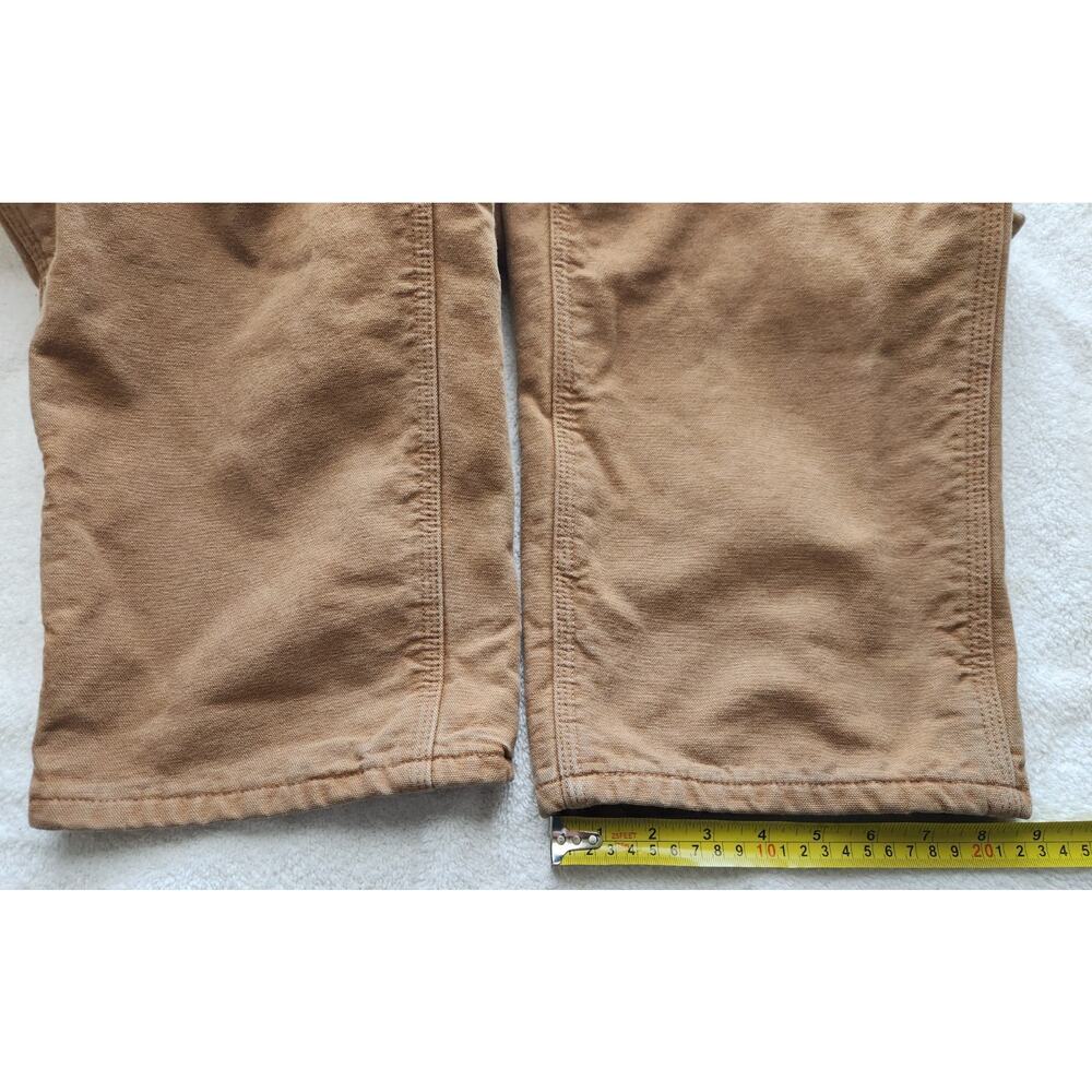 Carhartt Dungaree Fit Carpenter Pants 31x30 Brown Workwear Canvas Utility - Picture 10 of 10